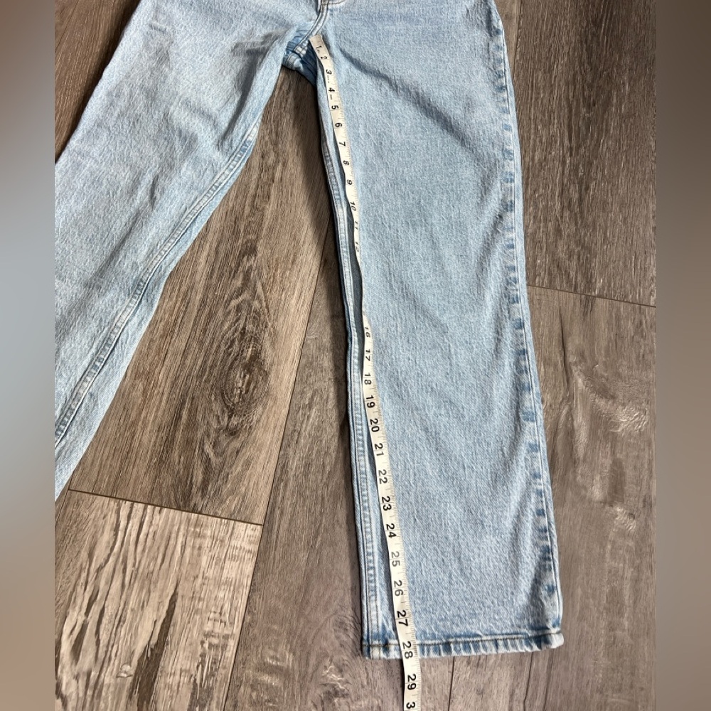 Abercrombie & Fitch The 90s Straight Ultra High Rise Curve Love Size 27/4s - Picture 10 of 15